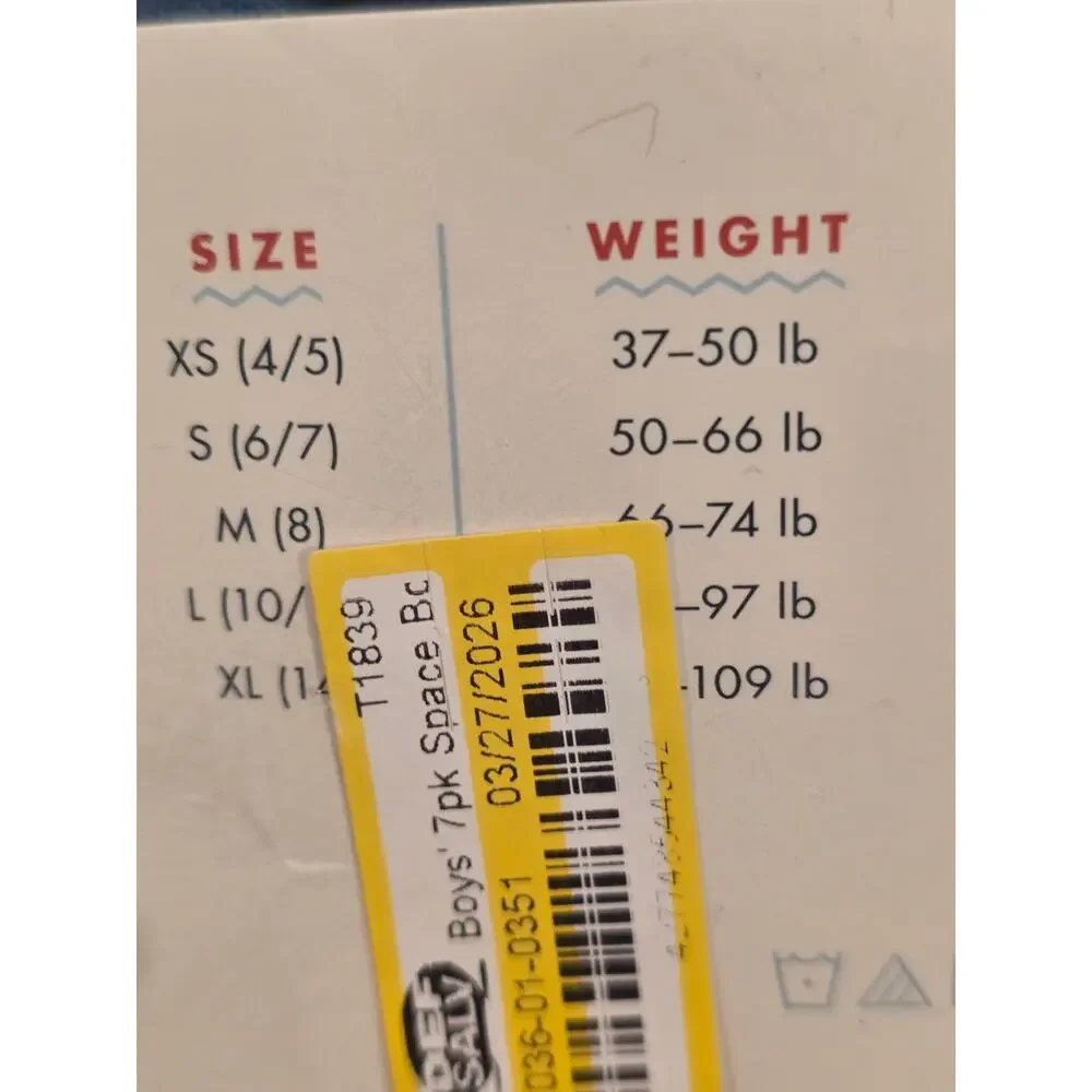 Cat & Jack Boys Boxer Briefs XS 4/5 7 pairs NWT